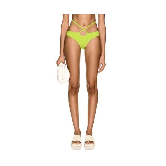 Christopher Esber Citron Bert Looped-Tie Cutout Low-Rise Bikini Briefs Size 6 - Picture 13 of 13